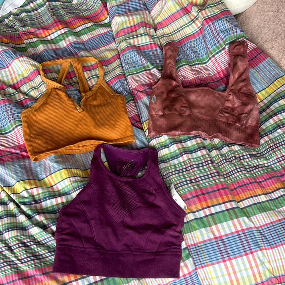 3 large free people movement tops